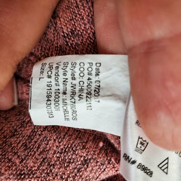 William rast heathered black and pink sweater - Picture 2 of 8